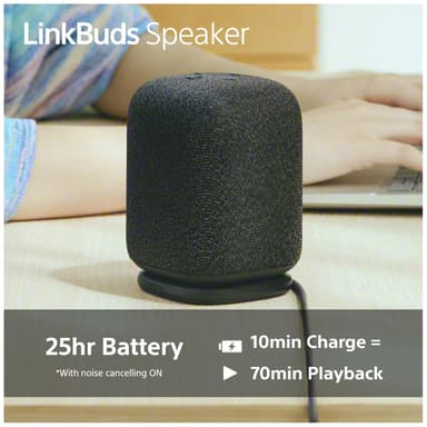 Sony LinkBuds trådlös bärbar högtalare (svart)