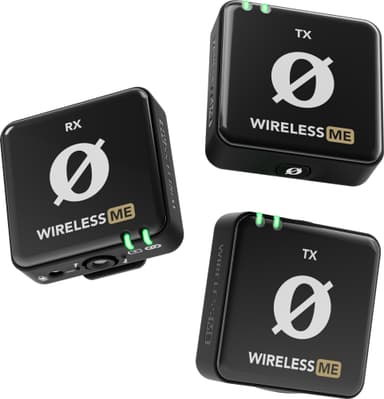 Rode ME Dual trådlöst mikrofonsystem RODEMEDUAL (svart)
