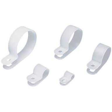 TRU COMPONENTS 1593063 TC-UC1203 Fästklämma skruv Vit 1