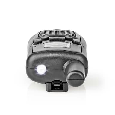 Nedis Walkie-talkie Set | 2 handenheter | Upp till 5 km | Frekvens kanaler: 8 | PTT / VOX | Upp till 2,5 timmar | Svart