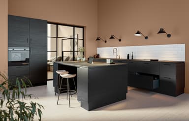 Epoq Edge lådfront 100x31 till köket (black ash)