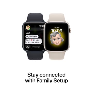 Apple Watch SE 2nd Gen 40 mm GPS (Midnight Alu/Midnight sport band)