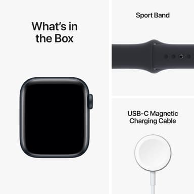 Apple Watch SE 2nd Gen 40 mm GPS (Midnight Alu/Midnight sport band)