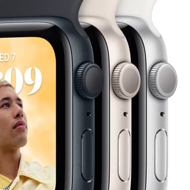 Apple Watch SE 2nd Gen 40 mm GPS (Midnight Alu/Midnight sport band)