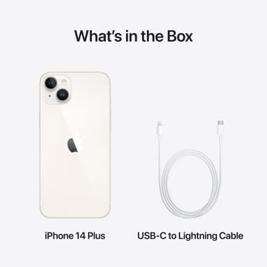 iPhone 14 Plus – 5G smartphone 128GB Starlight