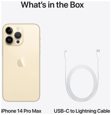 iPhone 14 Pro Max – 5G smartphone 128GB Gold