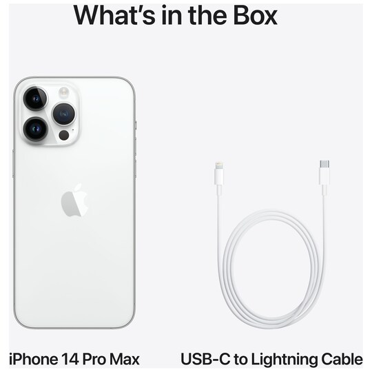 iPhone 14 Pro Max – 5G smartphone 1TB Silver