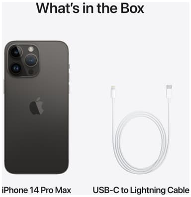 iPhone 14 Pro Max – 5G smartphone 128GB Space Black