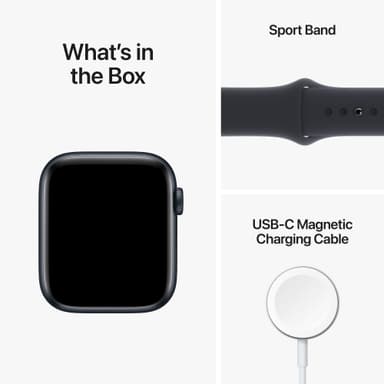Apple Watch SE 2nd Gen 44 mm GPS (Midnight Alu/Midnight sport band)