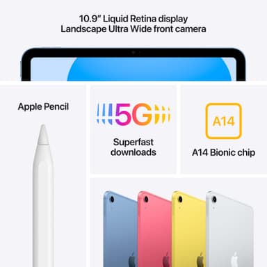 iPad 10.9" (10th gen) 256GB WiFi + Cellular (yellow)