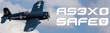 E-Flite F4U-4 Corsair 1.2m BNF Basic AS3X &amp
