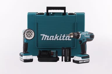 Makita DF457DWLX1 Sladdlös borrmaskin 18 V 1,5 Ah