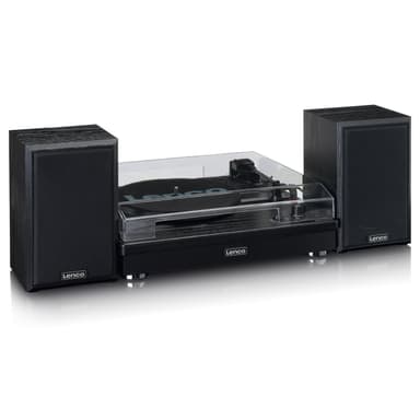 Lenco LS-101 Skivspelare, Svart
