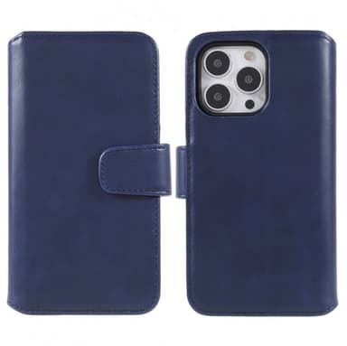 Nordic Covers iPhone 14 Pro Max Fodral Essential Leather Heron Blue