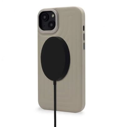 Decoded iPhone 14 Plus Skal Leather Embossed Backcover Clay