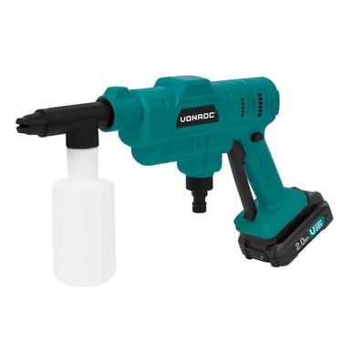 Idropulitrice A Batteria VONROC 20V 24 Bar | Compatta Senza Fili | Tubo Aspirazione 5m - Foto 9