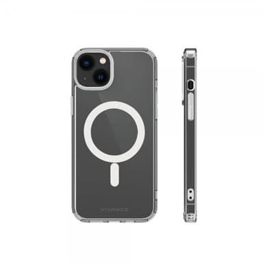 Vivanco iPhone 14 Plus Skal Mag Steady Transparent Klar