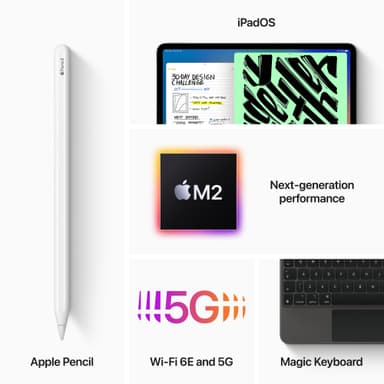 iPad Pro 12.9" 2022 512 GB WiFi + Cellular (silver )