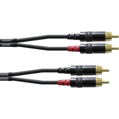 Cordial CFU 3 CC Audio Adapterkabel [2x RCA-hane - 2x