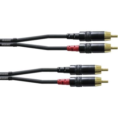 Cordial CFU 6 CC Audio Adapterkabel [2x RCA-hane - 2x