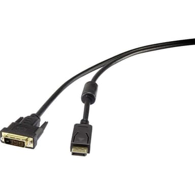 Renkforce DisplayPort / DVI Anslutningskabel 1.00 m