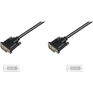 Digitus DVI Anslutningskabel 2.00 m AK-320108-020-S