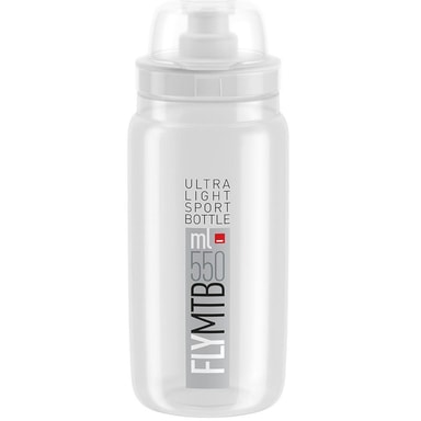 Elite Fly MTB Trinkflasche – 550 Ml, Ergonomisch, Mit Schutzkappe, Für Mountainbike
