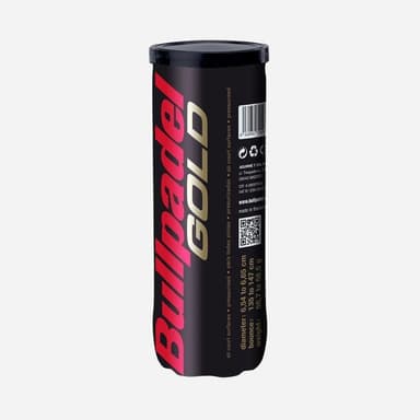 Bullpadel Premium Gold 12-Pack, Padelbollar