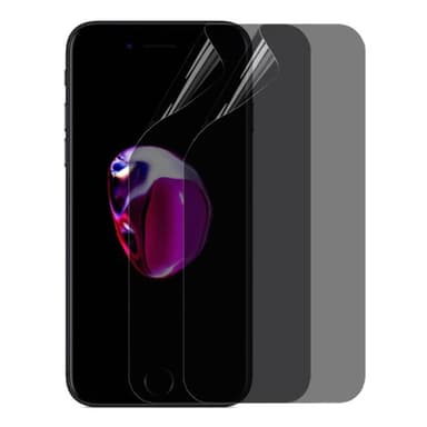 2-pack Privacy skärmskydd 3D Soft HydroGel Apple iPhone 7/8