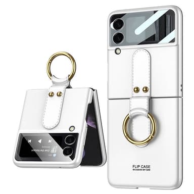 GKK Ring Case Samsung Galaxy Z Flip 4 - Vit