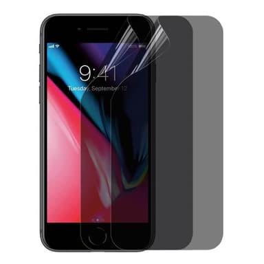 2-pack Privacy skärmskydd 3D Soft HydroGel Apple iPhone 7/8 Plus