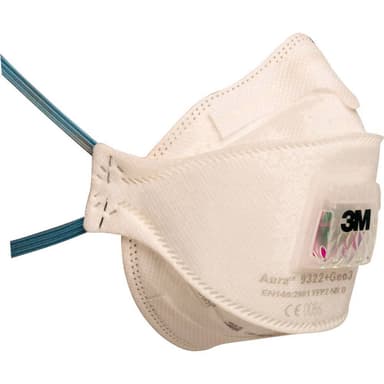 3M Aura 9322+GEN3SV Dammskyddsmask med ventil FFP2 5 st