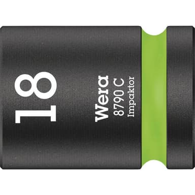 Wera 05004575001 Hylsnyckelinsats 18 mm 1 st 1/2