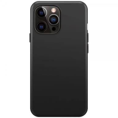 XQISIT iPhone 14 Pro Max Skal Silicone Case MagSafe Svart