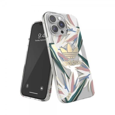 Adidas iPhone 14 Pro Max Skal Trefoil Clear Case MagSafe Gold