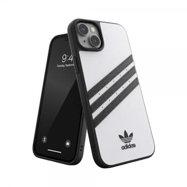 Adidas iPhone 14 Plus Skal 3 Stripes Snap Case Vit Svart