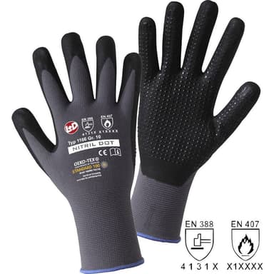 Nylon Arbetshandske Storlek (handskar): 11, XXL EN 388,
