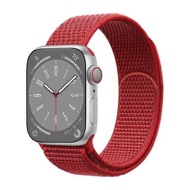 Nylon Armband Apple Watch 8 (41mm) - Red