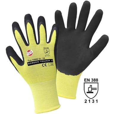 Nylon Arbetshandske Storlek (handskar): 7, S EN 388 CAT