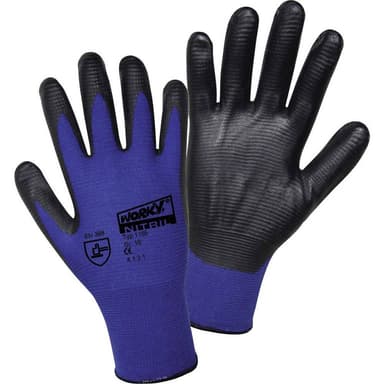 Nylon Arbetshandske Storlek (handskar): 9, L EN 388 CAT