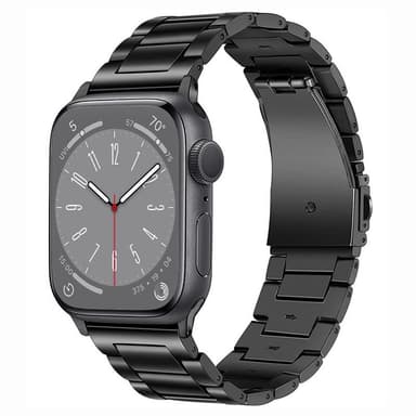 Armband BEAD Titan Apple Watch 8 (41mm)  - Svart