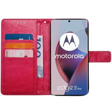 Mobilplånbok 3-kort Motorola Edge 30 Ultra - Rosa