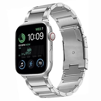 Armband BEAD Titan Apple Watch SE 2022 (44mm) - Silver