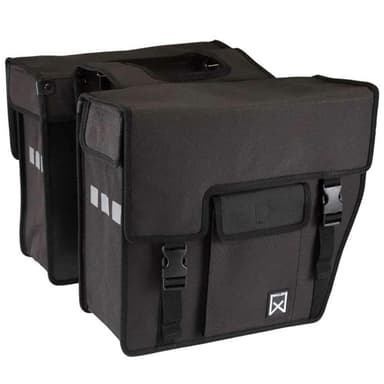 vidaXL Cykelväskor Shopper 33 L svart