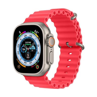 RIB Sport Armband Apple Watch Ultra (49mm) - Röd