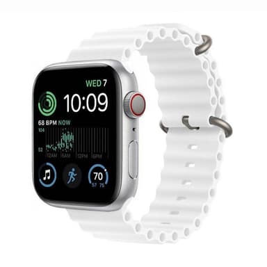 RIB Sport Armband Apple Watch SE 2022 (44mm) - Vit