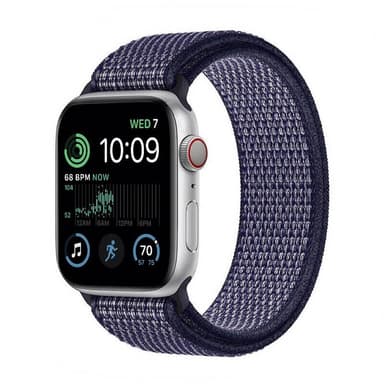 Nylon Armband Apple Watch SE 2022 (40mm) - Midnight blue