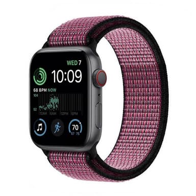 Nylon Armband Apple Watch SE 2022 (44mm) - True Berry
