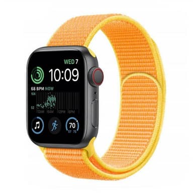 Nylon Armband Apple Watch SE 2022 (44mm) - Canary Yellow