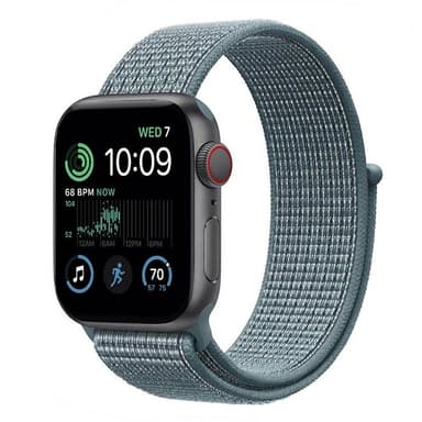 Nylon Armband Apple Watch SE 2022 (44mm) - Celestial teal